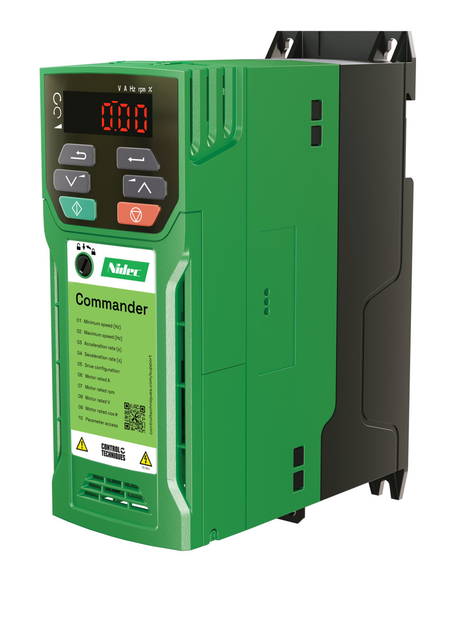 C200-02200033A10101AB100 Nidec Control Techniques 0.75HP VFD Commander C200 Right