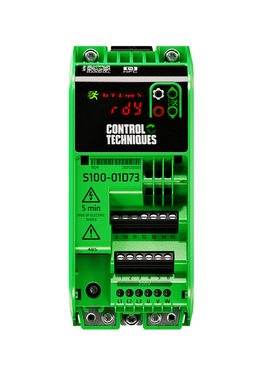 S100-01D73-0B0000 Nidec Control Techniques Commander S100
