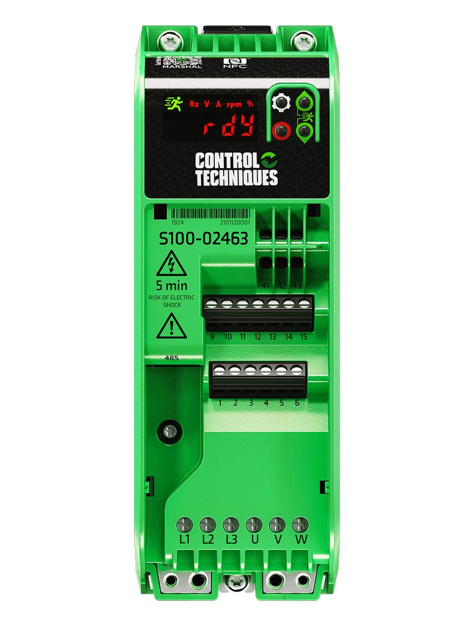 S100-02413-0B0000 Nidec Control Techniques Commander S100