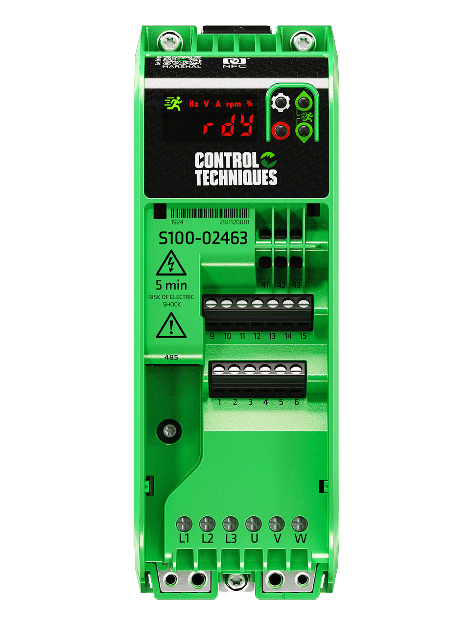 S100-02453-0B0000 Nidec Control Techniques Commander S100