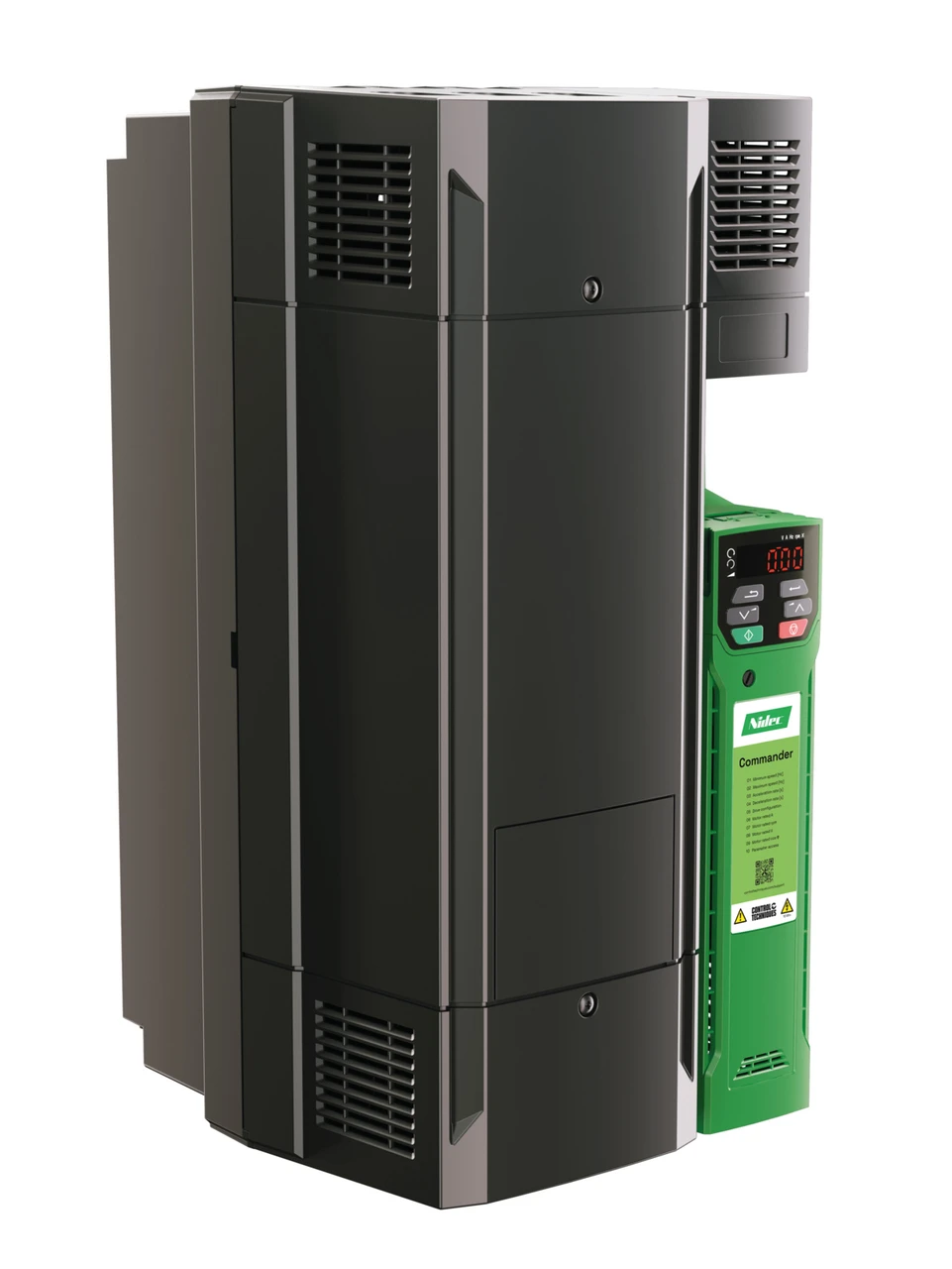 C200-07600240A10101AB100 Nidec Control Techniques 25HP VFD Commander C200 Left