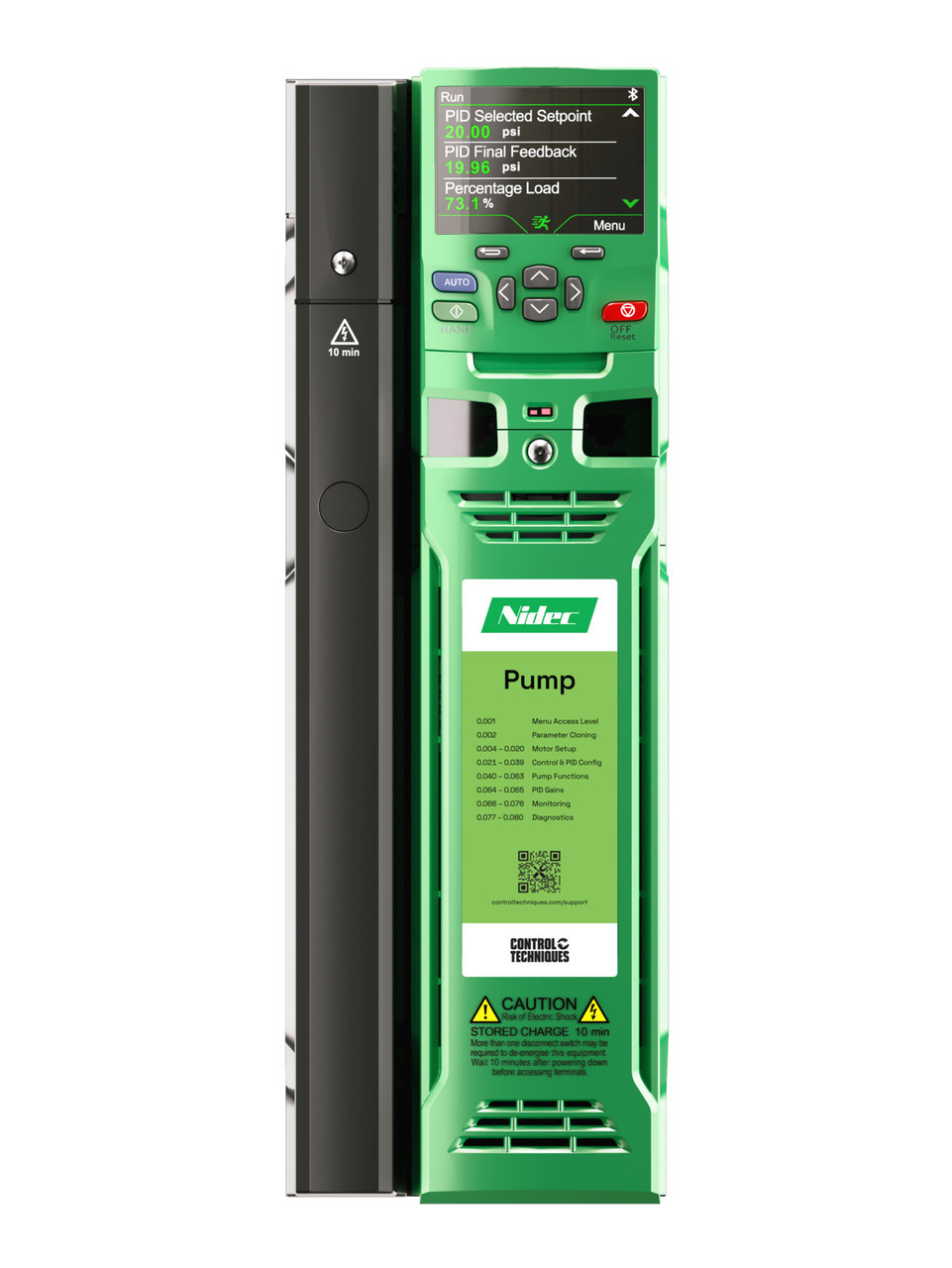 F600-04200250A10101AB105 Nidec Control Techniques Pump Drive F600