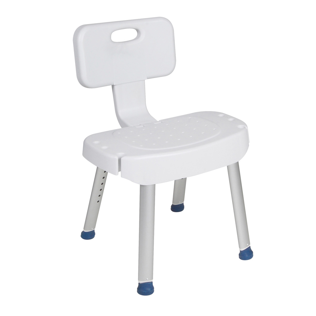 Shower Chair with Back and Removable Padded Arms