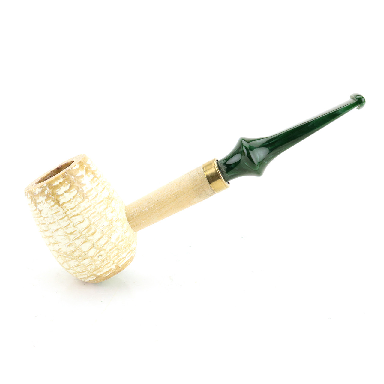 The Emerald Corn Cob Pipe 