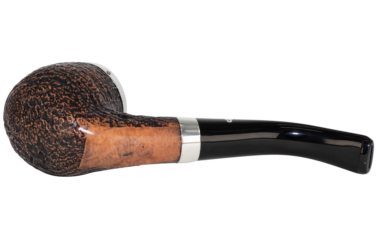 Peterson Silver Cap Sandblast Pipe #68-1-CupOJoes.com