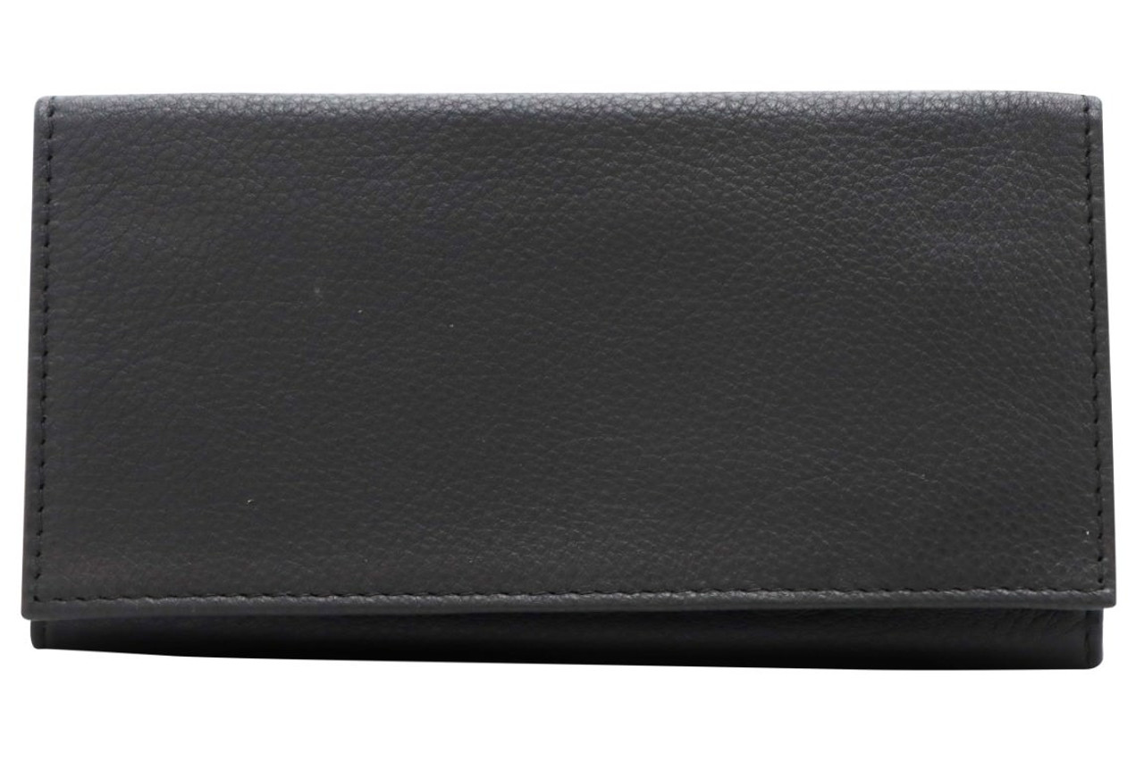 Black Leather KAYWOODIE Combo Tobacco Pouch - Discounted.