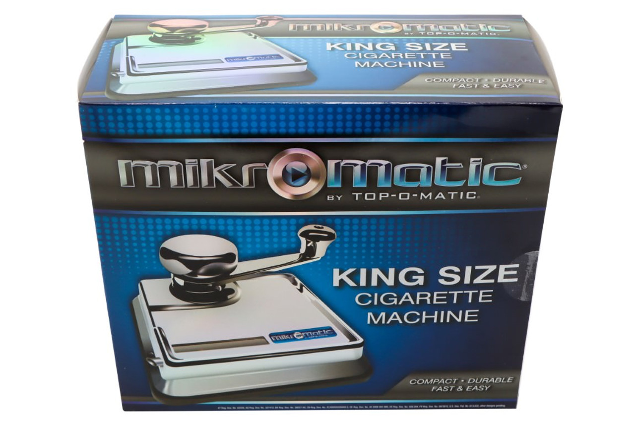  Mikromatic King Size Cigarette Tube Injector Machine by  Top-O-Matic : Health & Household