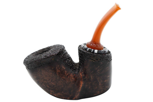 Yiannos Kokkinos The Fish Reverse Calabash Pipe