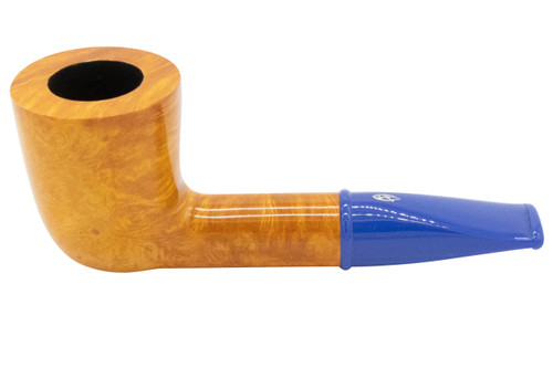 Savinelli Mini Blue Smooth Pipe #409 left