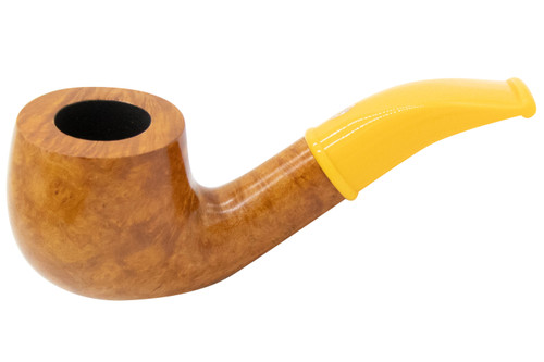 Savinelli Mini Yellow Smooth Pipe #601 left