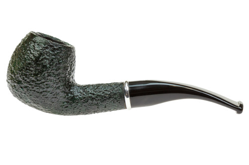 Savinelli Arcobaleno Rustic Green Pipe #626 left