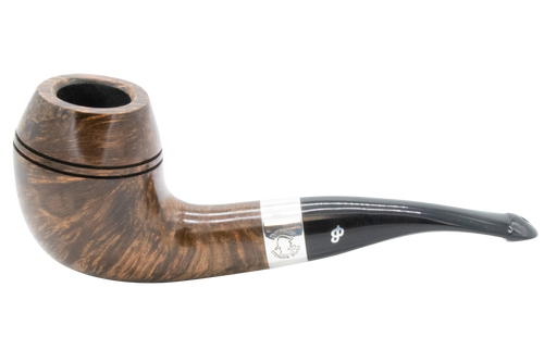 Peterson Sherlock Holmes Dark Smooth Pipe Deerstalker PLIP left