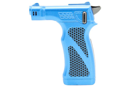 Dissim Hammer Blue Tactical Lighter Left