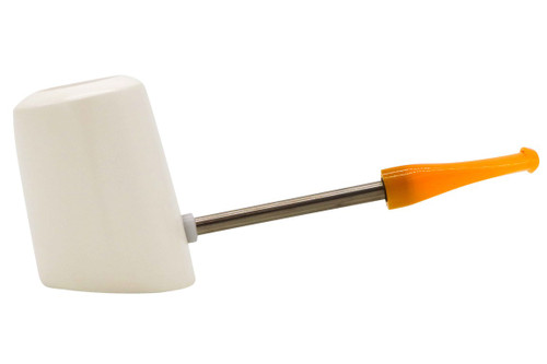 Star Meerschaum Metal Stem Pipe #5391 Left