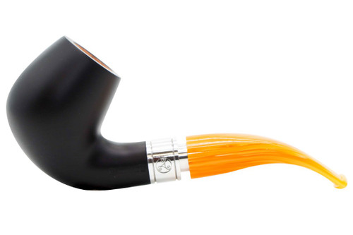 Rattray's Monarch Pipe Black Smooth #177 Left