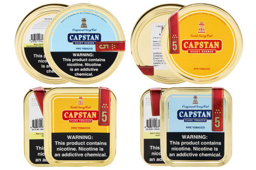 Aged Capstan Navy Cut Tobacco 4-Tins Set