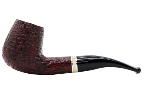 Savinelli Oscar Brown Rusticated Pipe #628 Left