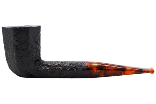 Savinelli Ottagono Sandblasted II 6mm Filter Pipe Left