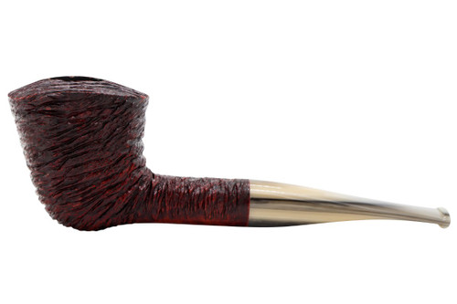 Savinelli Artisan Rustic Dublin 6mm Pipe #101-8274 Left