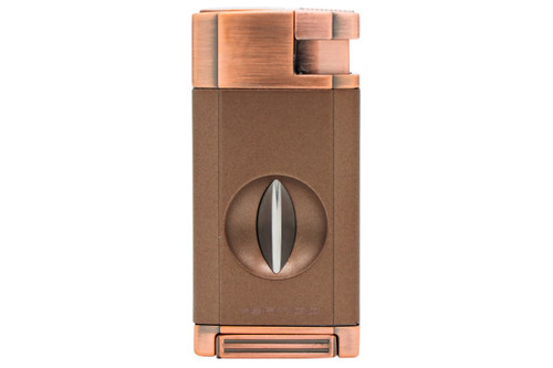 Vertigo Saber Twin Torch Cigar Lighter - Copper Front