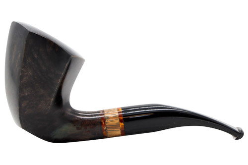 Molina Zebrano Black Smooth 104  Pipe - Bent Panel Left