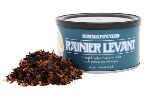 Seattle Pipe Club Rainier Levant Pipe Tobacco Tin