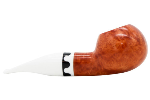 Savinelli Balanzone Smooth Natural 6mm Pipe #320KS Right Side