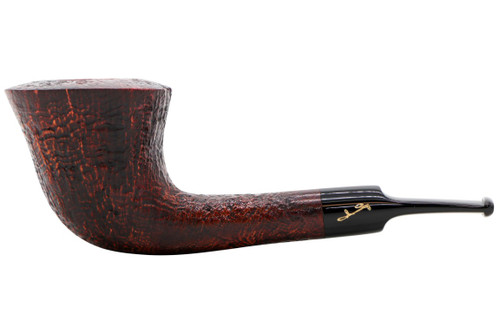 Savinelli Autograph Dublin Sandblasted 6mm Pipe #102-0772 Left