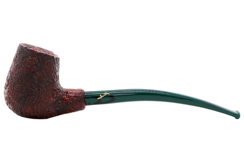 Savinelli Autograph Bent Brandy Sandblasted 6mm Pipe #102-0776 Left