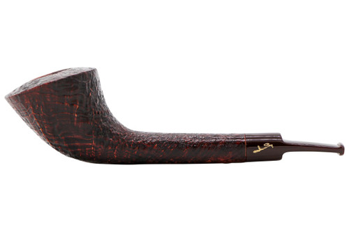 Savinelli Autograph Dublin Sandblasted 6mm Pipe #102-0777 Left