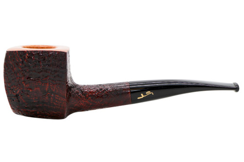 Savinelli Autograph Panel Sandblasted 6mm Pipe #102-0783 Left