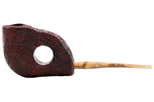 Savinelli Autograph Freehand Sandblasted 6mm Pipe #102-0784 Left