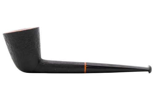 Brentegani Pipes Sandblasted Dublin with Contrast Rim Pipe #102-0792 Left