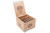 El Rey Del Mundo Natural Robusto En Vidrio Cigar Box 