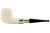 Barling Ivory Meerschaum Rustic 1812 Pipe #4651 Left