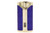 Rocky Patel Statesman 3 Flame Lighter - Gold & Purple Leather Back
