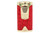 Rocky Patel Statesman 3 Flame Lighter - Gold & Red Leather Front