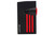 Lotus Orion Twin Pinpoint Torch Flame Lighter - Black/Red Front