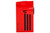 Lotus Orion Twin Pinpoint Torch Flame Lighter - Red/Black Back