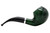 Molina Barasso 102 Smooth Green 9mm Pipe - Bent Apple Right