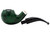 Molina Barasso 102 Smooth Green 9mm Pipe - Bent Apple  Apart