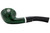 Molina Barasso 105 Smooth Green 9mm Pipe - Bent Rhodesian Bottom