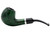 Molina Barasso 106 Smooth Green 9mm Pipe - Bent Brandy Left