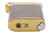 Vertigo Crosby Pipe Lighter - Dark Brown & Satin Gold Bottom