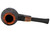 J. Mouton Sandblasted Apple with Buffalo Horn  Pipe #102-0291 Top