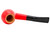 Chacom Laquee Red Bent Apple Pipe #R04 Top