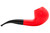 Chacom Laquee Red Bent Apple Pipe #R04 Right