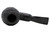 BriarWorks Original Stubby Black Sandblast Bent Apple Pipe #102-0805 Top