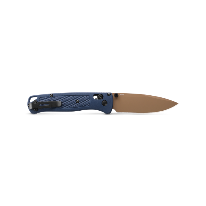 Benchmade 535FE05 Bugout CPMS30V Flat Earth Blade Crater Blue Handle