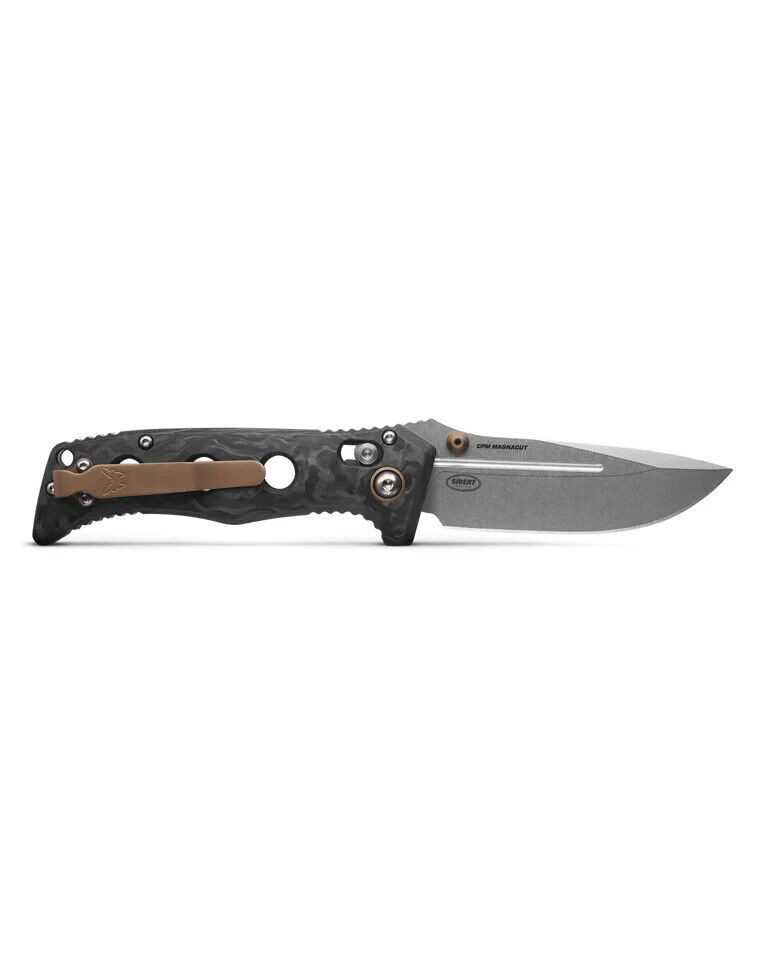 Benchmade 27303 Mini Adamas CPMMagnacut Blade Marbled Carbon Fiber